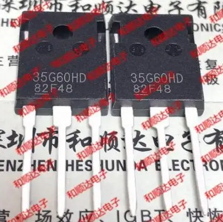 จัดส่งฟรี10PCS 35G60HD FGW35N60HD TO-247 600V 35A