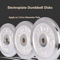 All Steel Iron Plated Dumbbell Piece 0.5kg-20kg Free Combination Barbell Plate Full Size Universal Fitness Weight Plates