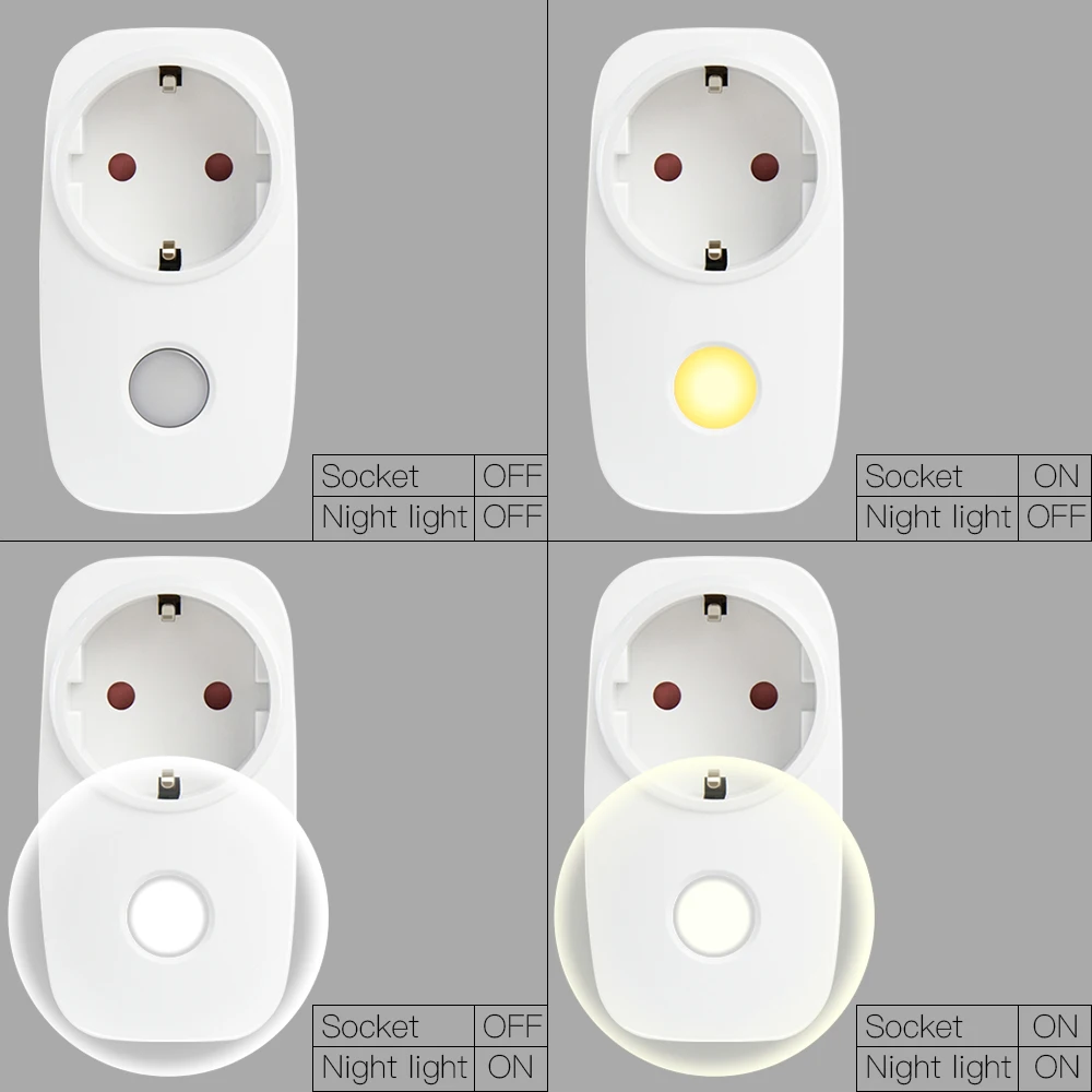 Smart Plug EU Franse stopcontact 433Mhz Universele afstandsbediening Controller RF-schakelaar Programmeerbare stopcontacten Home Assistant