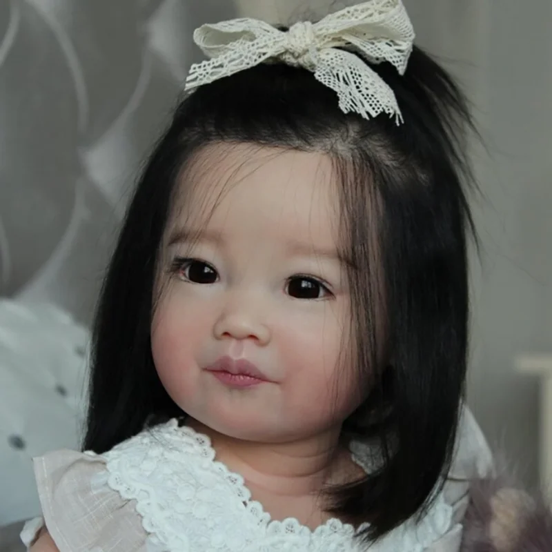 32Inch Huge Baby Toddler Reborn Leonie Princess Girl Realistic Doll Unfinished Doll Parts