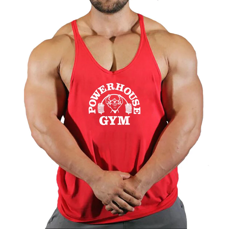 New Arrivals Bodybuilding stringer tank top Gym sleeveless shirt men Fitness Vest Singlet sportswear workout tanktop