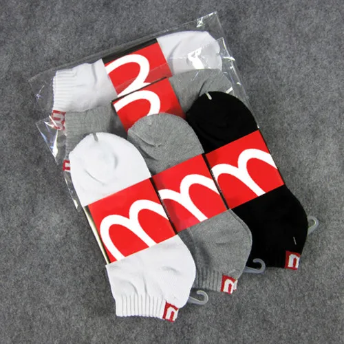 

1 Pair/5 Pair Men's Ankle Socks Thick Sports Socks Half Brushed Socks Men and Women Terry Sock Basketball Badminton