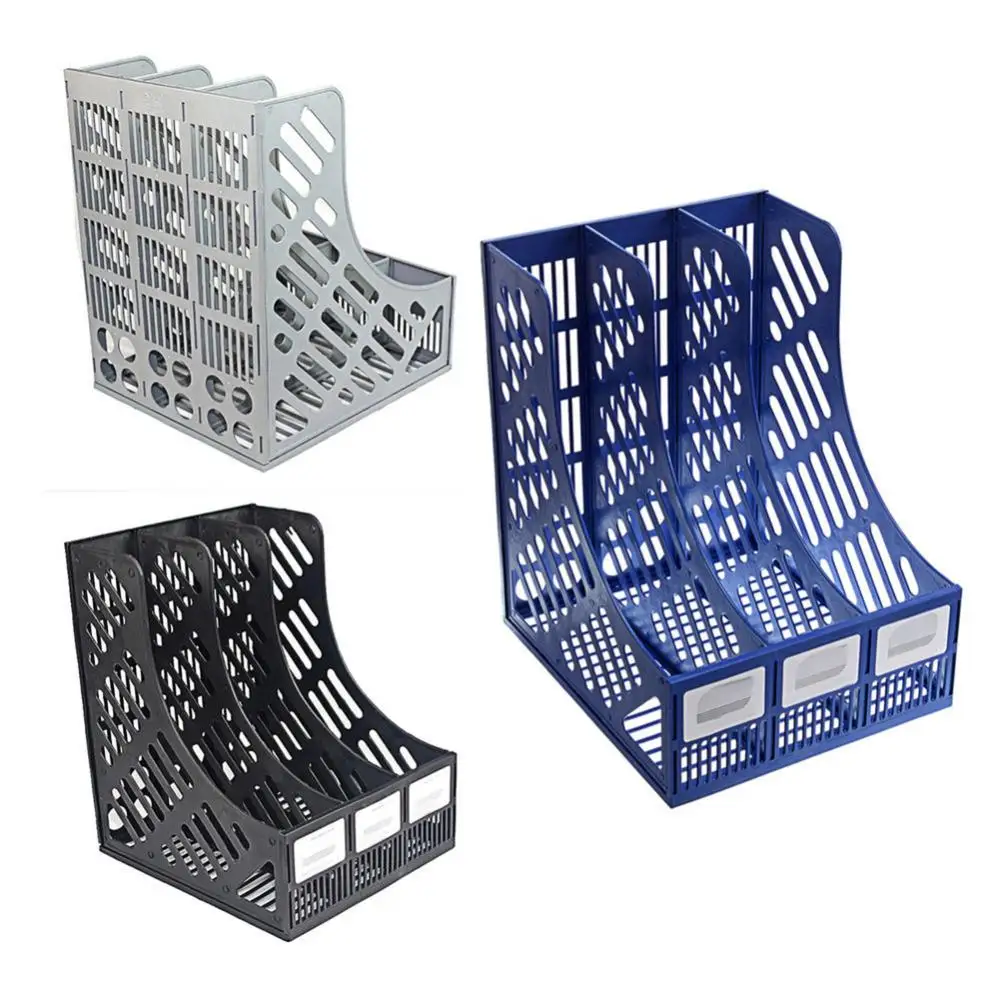 Plik Organizer z tacką 3 sekcjami magazyn uchwyt na dokumenty strona główna dokument biurowy biurko ze schowkiem Organizer