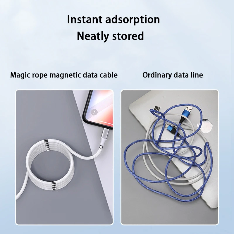 5A Magic Absorption Silicone Fast Charging Sync Cable USB 3.0 to Type C Micro Data Wire Cord Charger Cabo for Huawei Mate 50 40