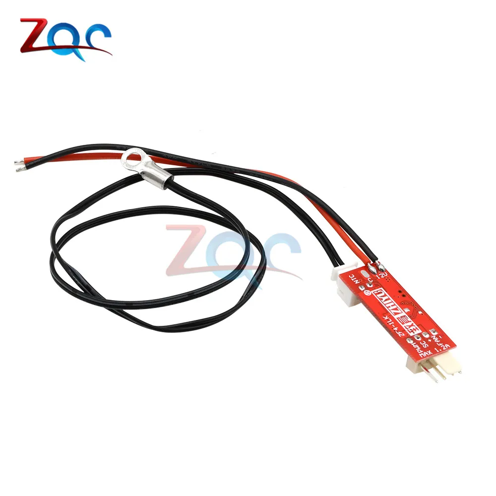 DC 12V 4 Wire PWM PC CPU Fan Temperature Speed Controller Automatic Shutdown Speed Governor Module with Temperature Sensor Probe
