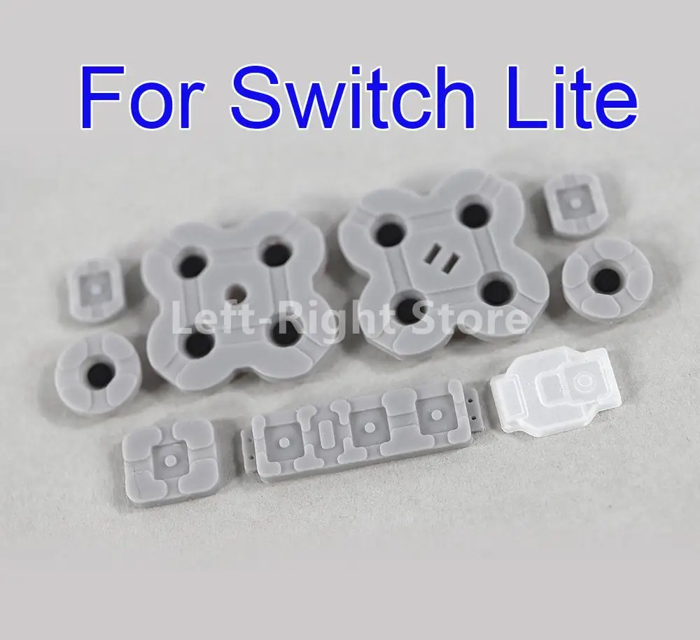 

50sets For Nintendo Switch Lite JoyCon Left Right Replacement Console Repair Parts Conductive Rubber Silicone Button Pad Kit