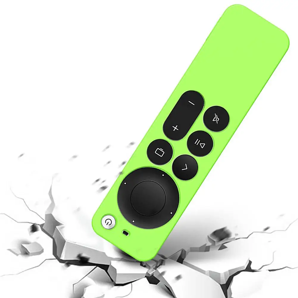 New Remote Slicone Cover Case For Apple TV 4K 2021 Remote Control Covers Case Soft Silicone Waterproof Protective Skin Case