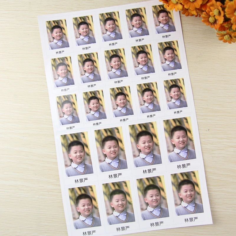 Photo Custom Sticker Waterproof  Stickers Logo Label For School Supplies Personal Item