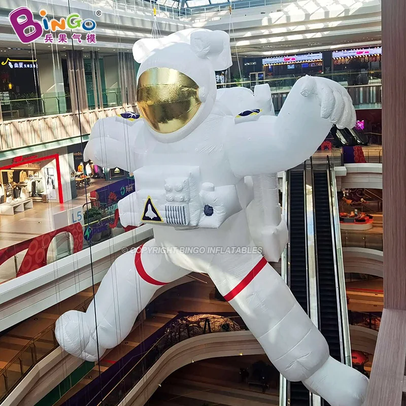 Custom Inflatable Astronaut Balloon For Advertising Decoration Giant 15 Meters Height Air-blown Spaceman Toys