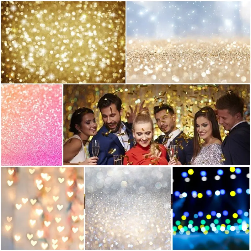 

LIFE MAGIC BOX Sparkle Glitter Birthday Party Backdrops Baby Shower Prom Photography Backgrounds Wedding Photo Call