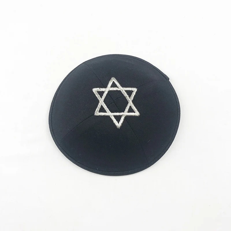 Estrella de David Kippot Kippa Kippah Kipa 15cm algodón judío Yarmulke gorros sombrero gorra de calavera