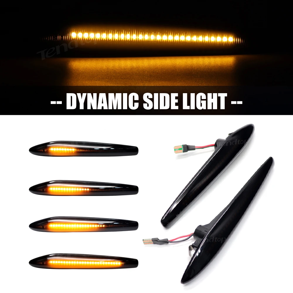 2PCS Led Dynamic Turn Signal Light Side Marker Blinker Indicator Sequential Lamp For Alfa Romeo 159 Sportwagon Brera Spider 939