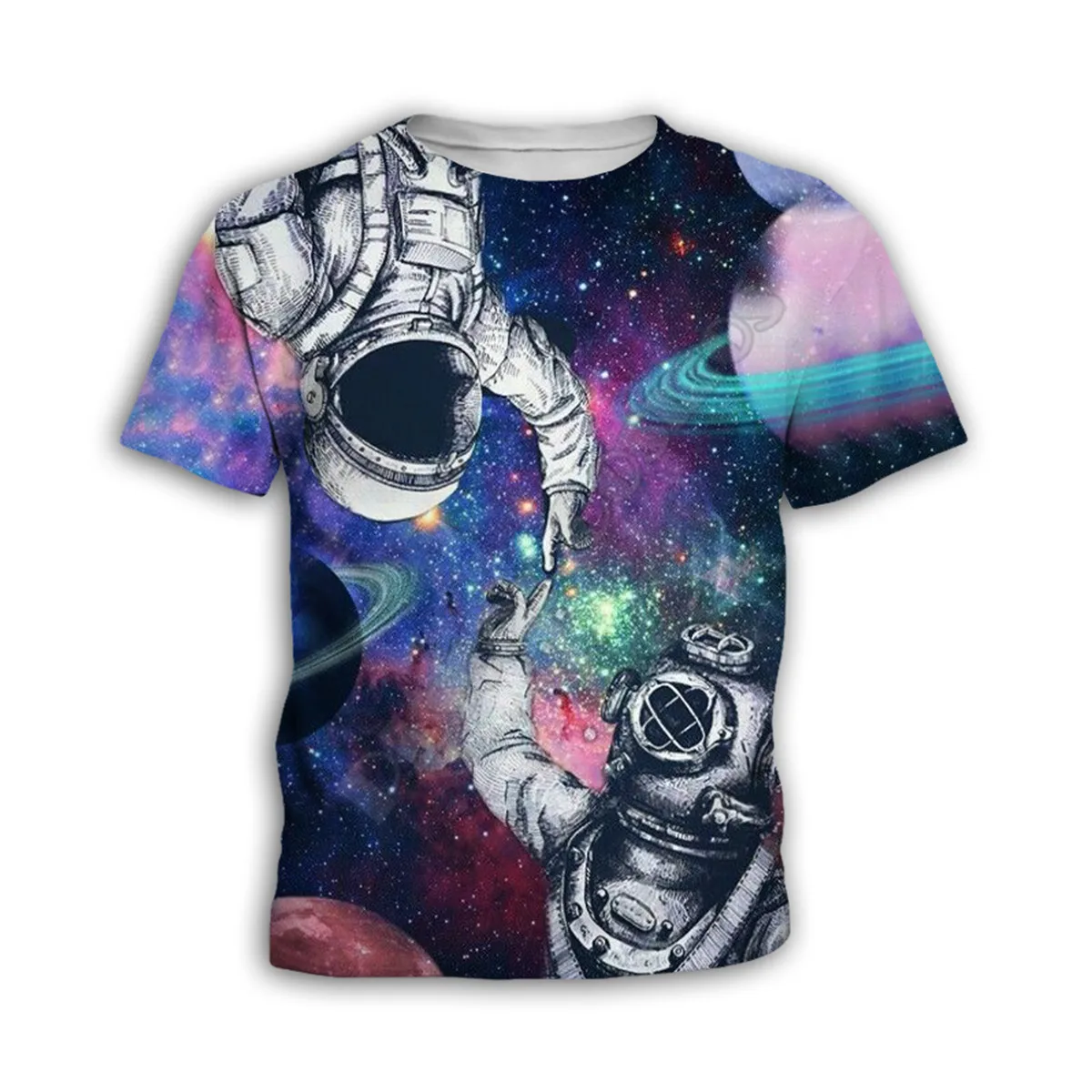 Galaxy Astronaut 3d printed Hoodies family suit tshirt zipper Pullover Kids Suit Sweatshirt Tracksuit/Pant Shorts 02