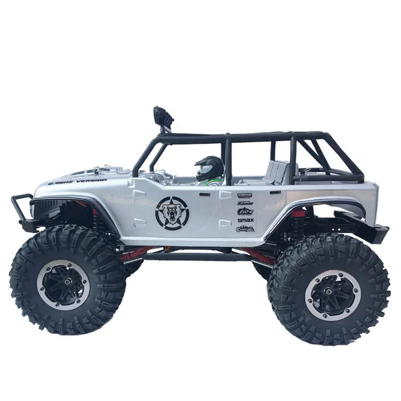 Professional Jeeps Rock Crawler Waterproof RC Car 1:10 Scale 4WD 2.4G 60 Trail Rigs Front Back Double Steer Off-Road RC Vehicle