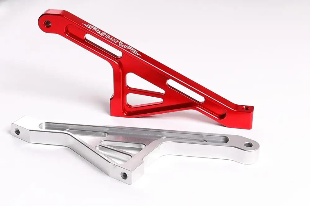 

GTBracing LOSI 5ive T RC Car 1/5 Truck Aluminum Rear Chassis Brace (Silver/Red)