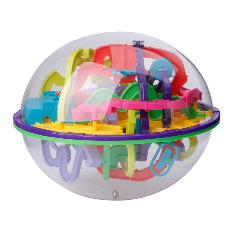 299 bariery 3D Magic intelekt Ball Balance gra w labirynt Puzzle Globe Toy prezent dla dzieci