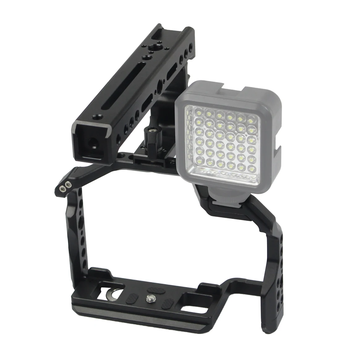 BGNing Metall Käfig für Fujifilm X-S10 mit Kalten Schuh Montieren Top Griff Grip Schutzhülle Abdeckung Rig SLR DSLR Kameras zubehör – Detail 6