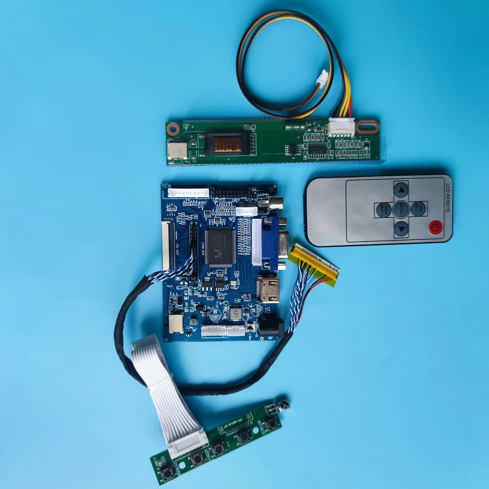 

LCD Screen remote Controller Board kit For 2AV panel 12.1" LP121X05 LTN121XF/LTN121XJ 1024×768 Work HDMI-compatible VGA 20 pins