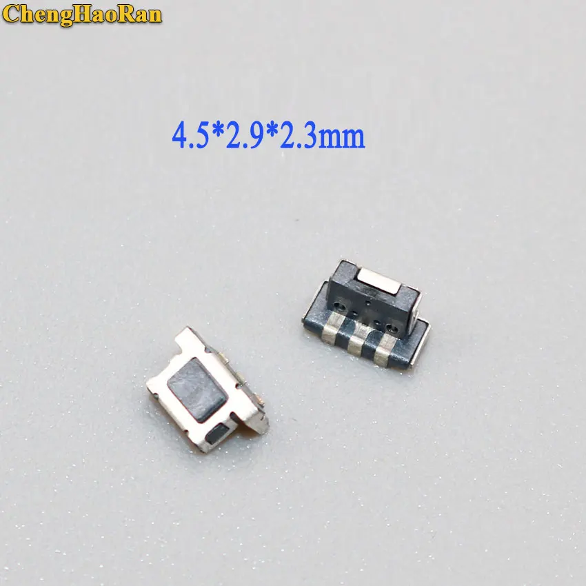 ChengHaoRan 1pcs Tactile button key Switch Momentary Tact Button 4.5*2.9*2.3mm 3pin 3 pin for phone/Electronic watch side push