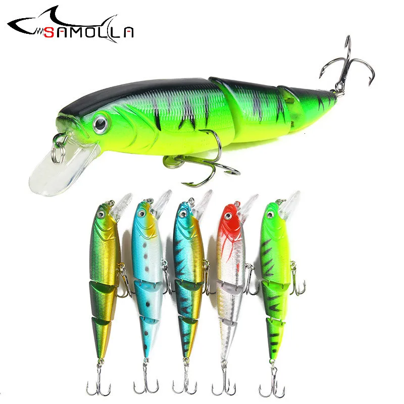 

Swimbait Fishing Lure The Three Section Bait Weights 15.3g /11cm Articulos De Pesca Isca Artificial Minnow Swim Bait Trout Lure