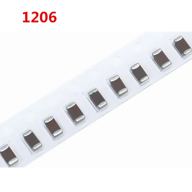 

100pcs 220NF X5R Error 10% 50V 1206 0.22UF 224 smd capacitor