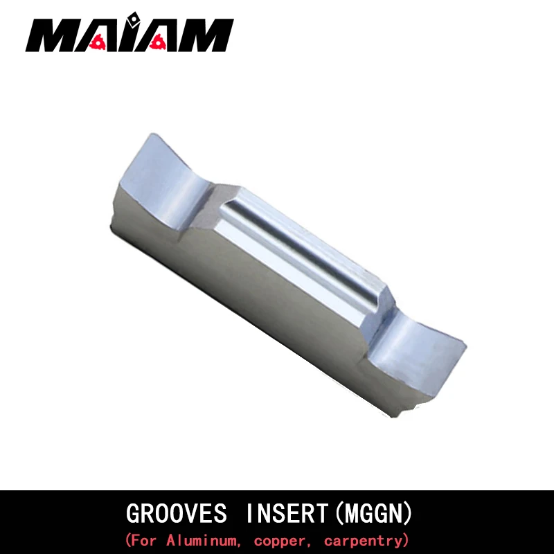 Scanalatura inserto MGGN150 MGGN200 MGGN250 MGGN300 MGGN400 MGGN500 carburo di Tornitura inserto per parti In Acciaio In acciaio inox Alluminio