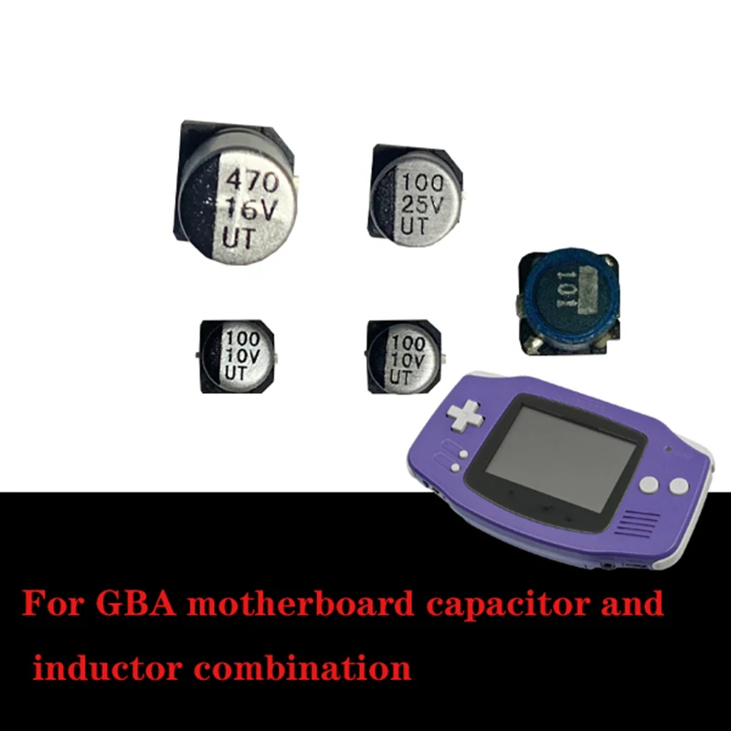 Condensador de placa base de consola para juego de Nintendo GBA, conjunto de combinación de inductancia de 32 pines y 40 Pines, producto de mantenimiento general