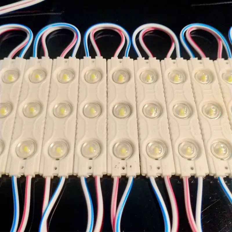 12V waterproof 2835 3LEDs 1.5W Injection molding LED Module high lumen super bright led modules lighting,20PCS/Lot