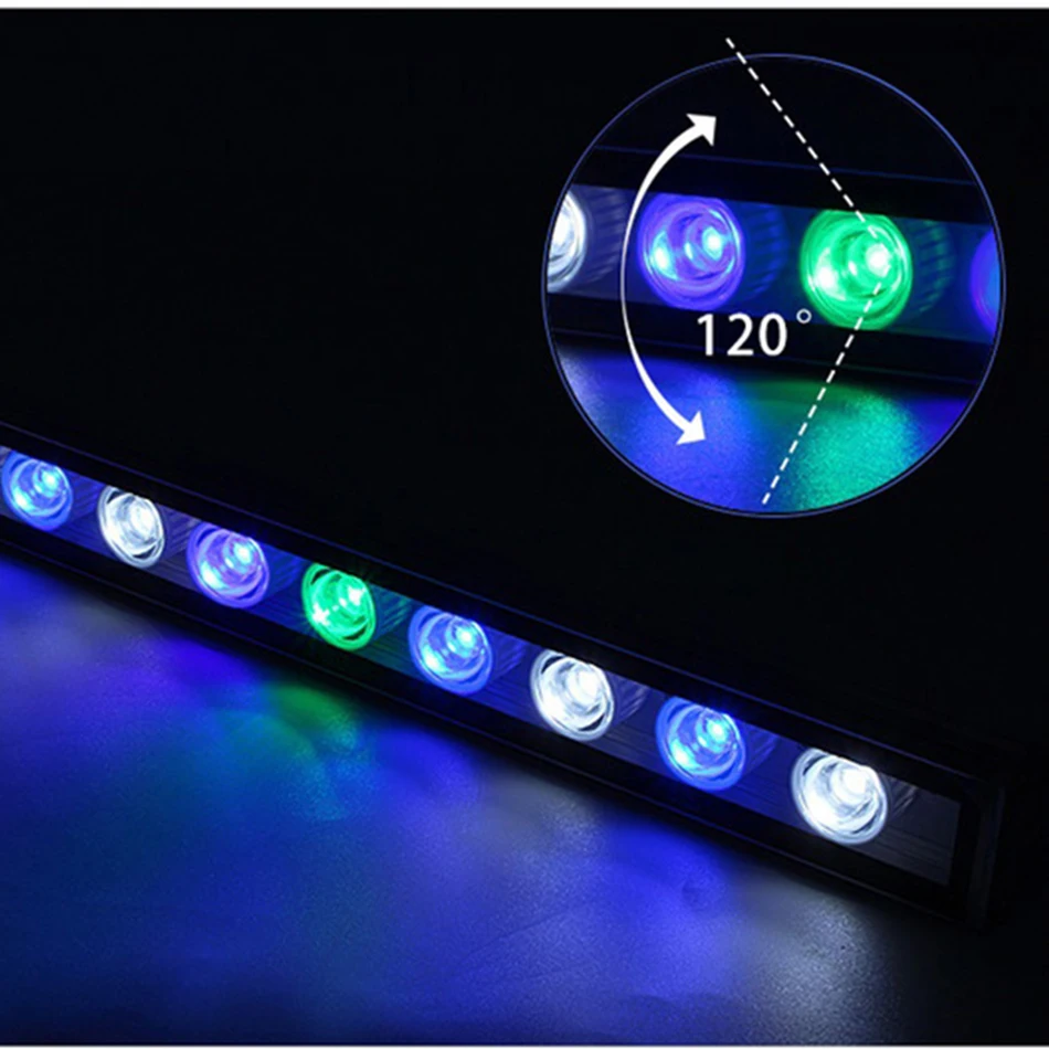 108w Led Aquarium Light Bar Strip Lamp Waterproof Hydro Tube Fish Tank Marine Lighting Reef Coral Plant Growth Freshwater Lamps