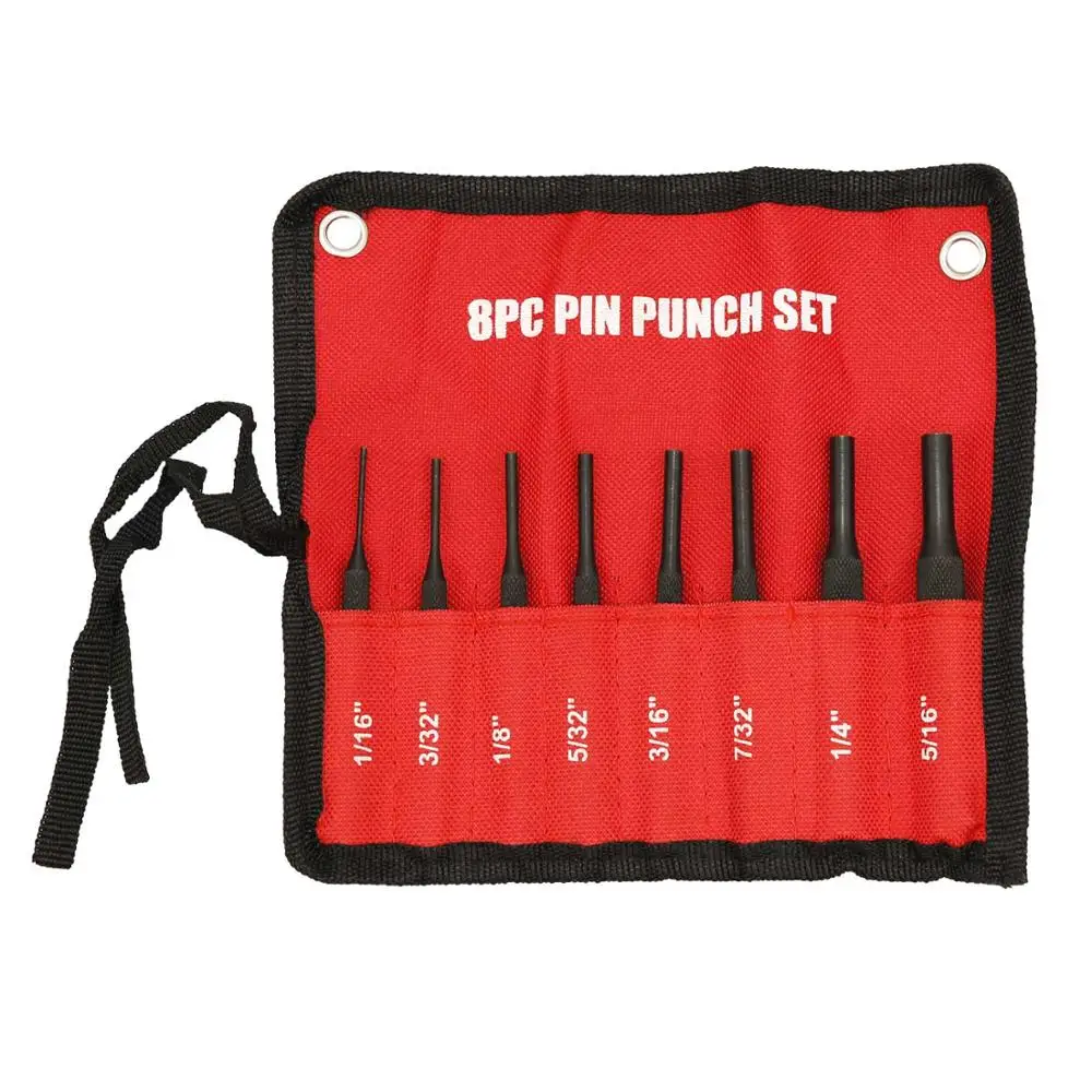BESTNULE Set di punzoni per rotoli, realizzato in materiale solido, strumento di punzonatura per avviamento con estremità cava per fabbro, gioielli e riparazione di orologi
