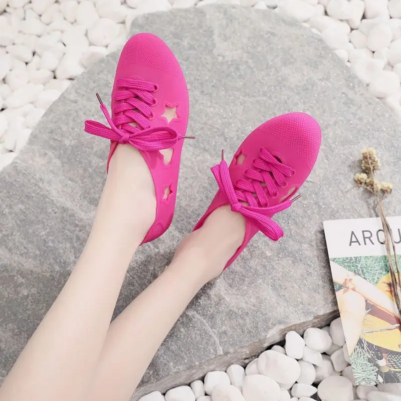 Women Casual Shoes 2021 New Ladies Waterproof Flats Comfy Soft Zapatos Mujer Walking Footwear 2021 Spring Summer New Rain Shoes