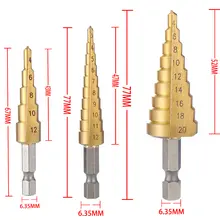 Titanium Coated Step Drill Set for Wood and Metal #2