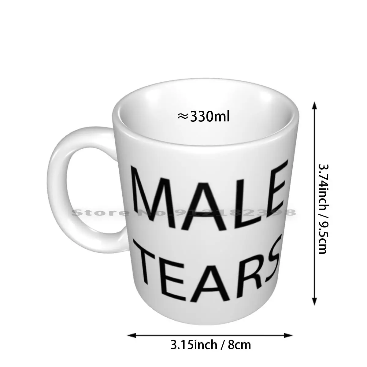 Male Tears Version 2 Ceramic Mugs Coffee Cups Milk Tea Mug Male Tears Feminism Feminist Misandry Funny Joke Cup Coffee Tea