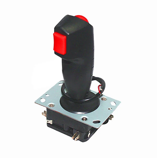 1Pc Flight Stick For Arcade Game Cabinet High Quality Metal PVC Mini Grap Flight Joystick Trigger Top Fire Button Vibration