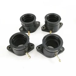 Motorcycle 4PCS Carburetor Intake Manifold Outlet interface Connector Glue For Yamaha XJR400 XJR 400 1993-2000