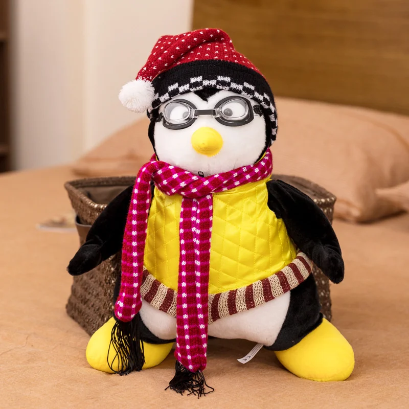 45Cm Penguins Knuffels Ernstige Vrienden Tv Toont Joey 'S Vriend Hugsy Penguin Haji Rachel Knuffel Poppen Voor kinderen Gift