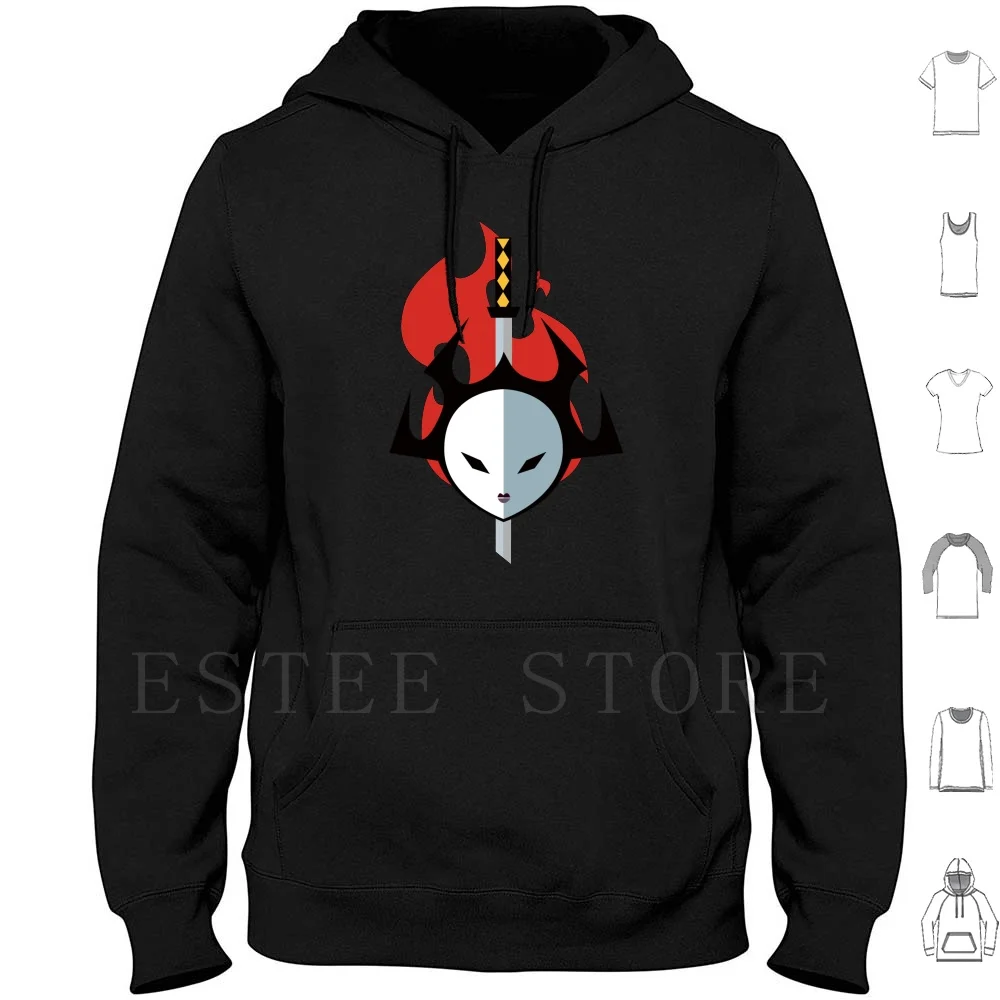 Curse You , Hoodies Long Sleeve Aku Jack Iconic Japan Japanese Geek 90s Cartoon Tv Series Classic Nerd Daughters