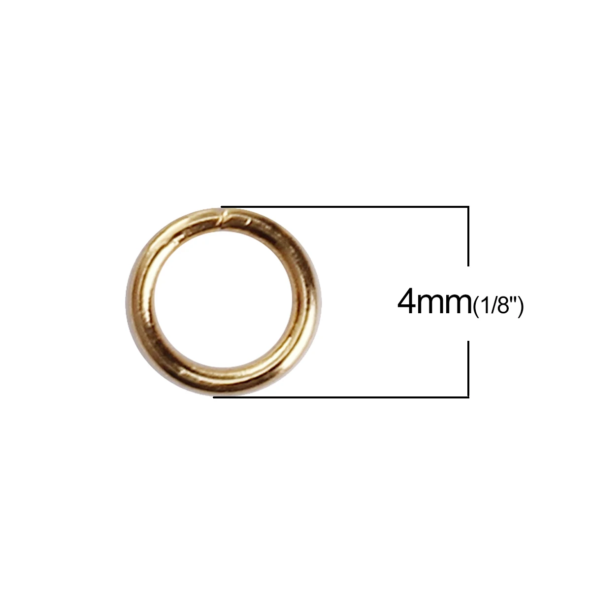 50 Pcs 3.5Mm-6Mm Rvs Connector Jump Ringen Links Haken Sluitingen Diy Sieraden Vinden Maken accessoires