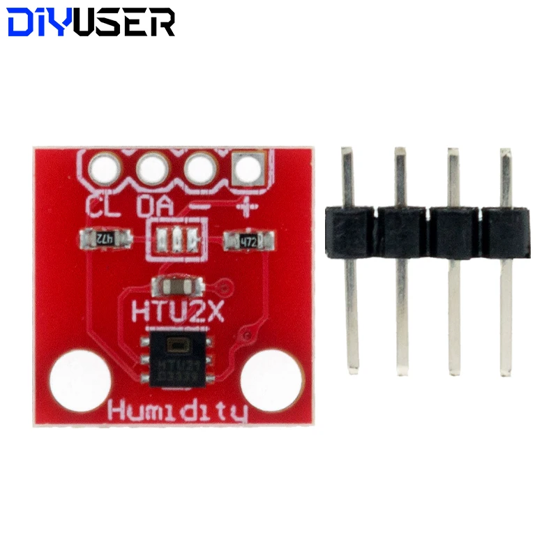 Temperature Humidity Sensor GY-213V-HTU21D HTU21D I2C Replace SHT21 SI7021 HDC1080 Module