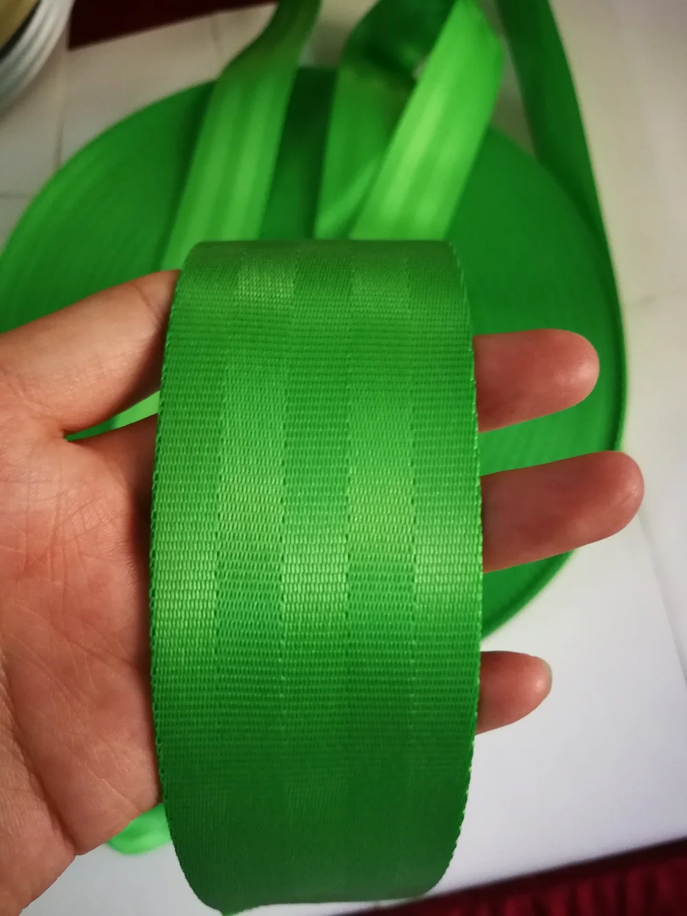 XIMOOR 4-36Meter Green Car Seat Belt Webbing Universal Car Personalized Modification Seat Belt Webbing Car Accessories