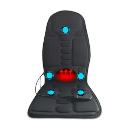 HANRIVER Car Home Office Full-Body Massage Cushion. Back Neck Massage Chair Massage Relaxation Car Seat. Heat Vibrate Mattress