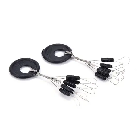 प्रो बेरोस 60 पीस 10 सेट काला रबर स्पेस बीन्स ओवल स्टॉपर फिशिंग बॉबर फ्लोट कैटफ़िश फ्लोटडोर फिशिंग फ्लोट फोलैट लाइन स्टॉप 10 best sales स्लिप बॉबर - №1