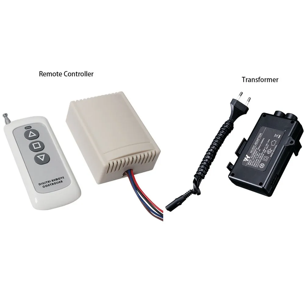 12V 24V DC Linear Actuator Drive Remote Controller and Special Power Transformer For Electric Push Rod From 220V to 24V