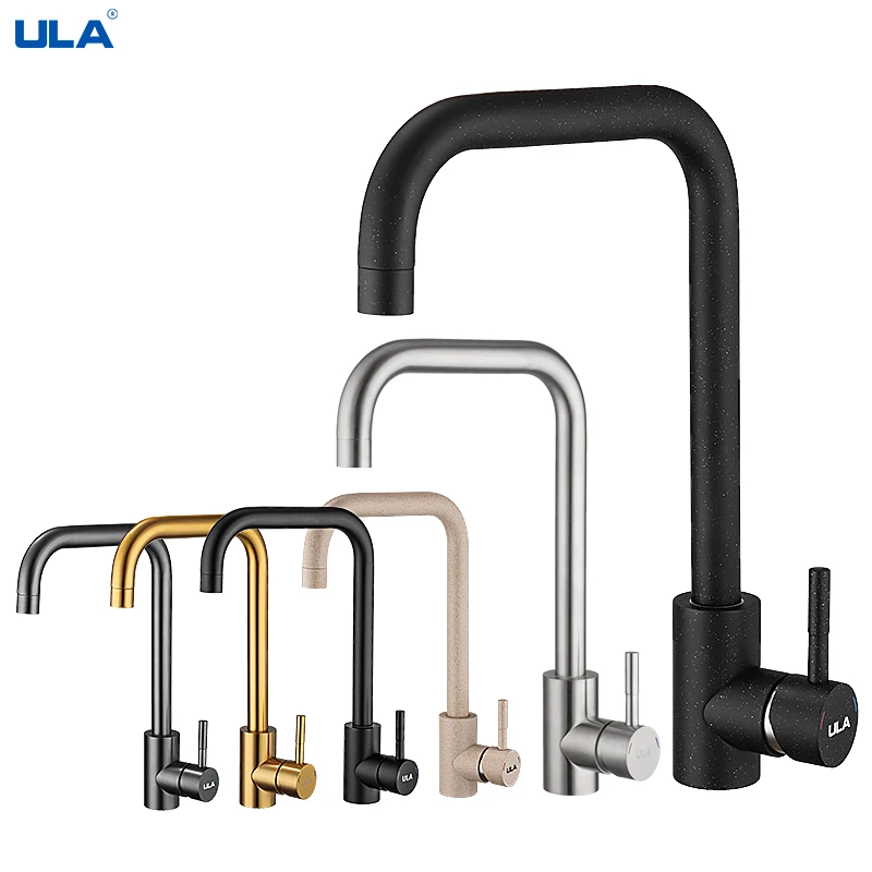 

ULA Kitchen Faucets Stainless Steel Kitchen Tap Mixer Single Handle Single Hole Kitchen Faucet Mixer Sink Tap Kitchen Faucet