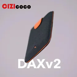 Nowy DAX V1 Mini etui na karty Slim przenośny uchwyt na papier wyciągnięty projekt portfel męski kolor nachylenie 5 kart krótkie pieniądze kobiety torebka