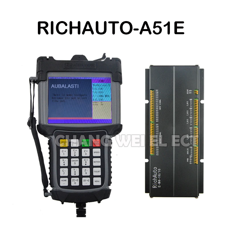 Original Richauto-dsp A51/a55/a57/a58 Cnc Controller 3-axis 4-axis Cnc Router Control Pivot Bracket Atc Cylinder