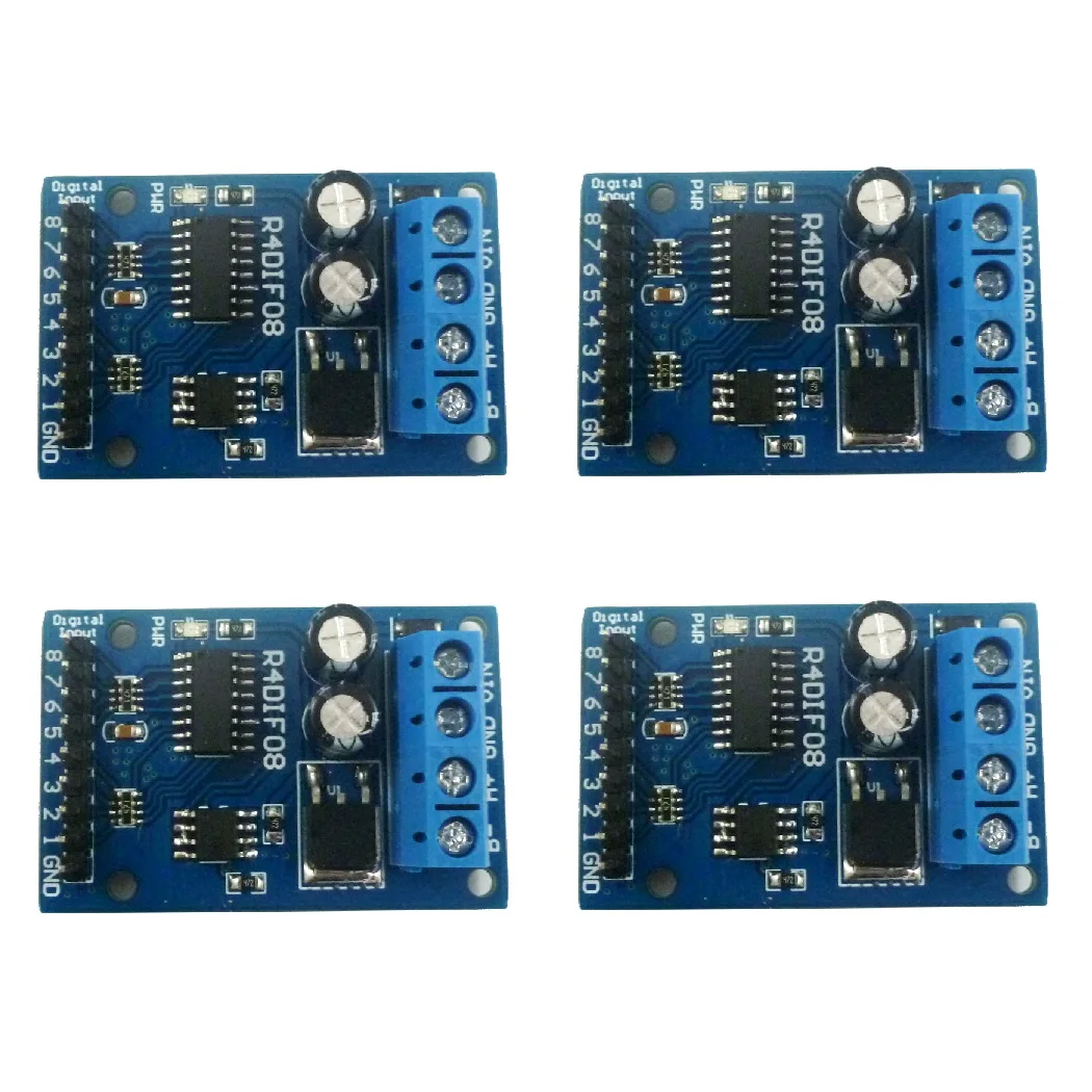 4x R4DIF08 8ch Digital Switch Input RS485 Modbus RTU PLC Module TTL LvTTL CMOS Level IO