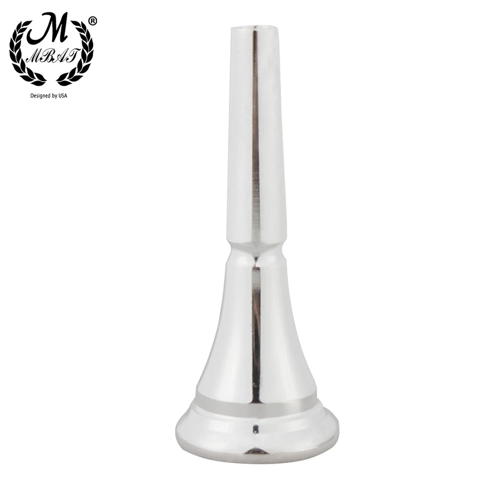 M MBAT French Horn Mouthpiece Metal Copper Alloy French Horn Mouthpiece Professional Gold Silver Plated Musical Instruments