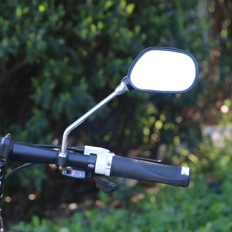 Deemount 1 Paar Fahrrad Rückspiegel Fahrrad Radfahren Weitwinkel Visier Reflektor Winkel einstellbar links rechts Spiegel