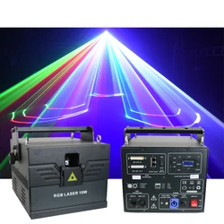 Dj club disco 10w stage animation rgb laser light